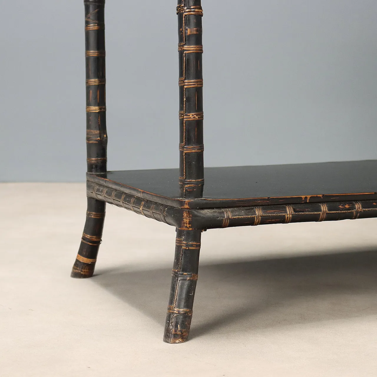 Baule in legno laccato in stile chinoiserie, '800 7
