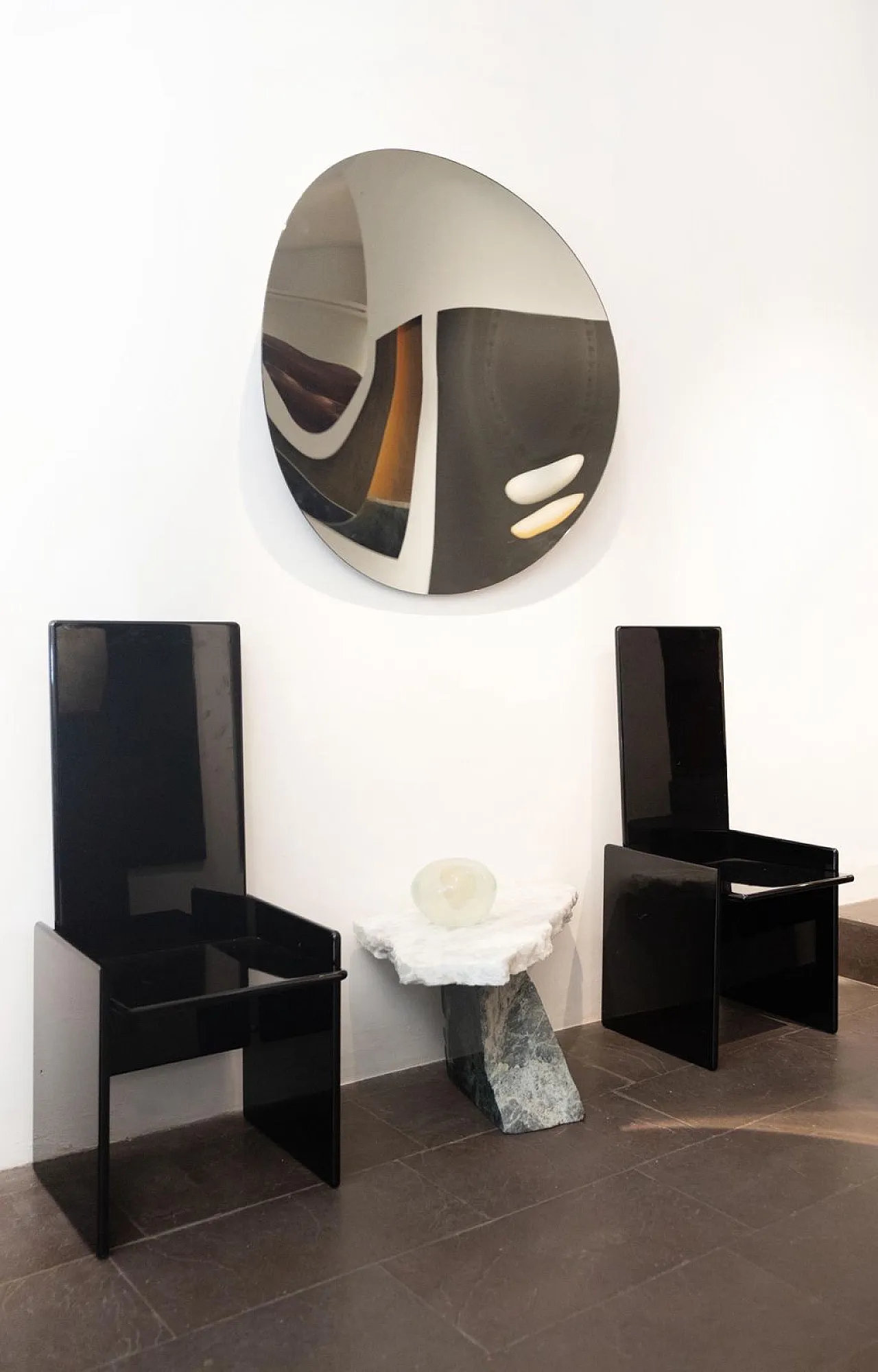 Set of 4 Kazuki chairs by Kazuhide Takahama for Simon, ne lacquered wood 1