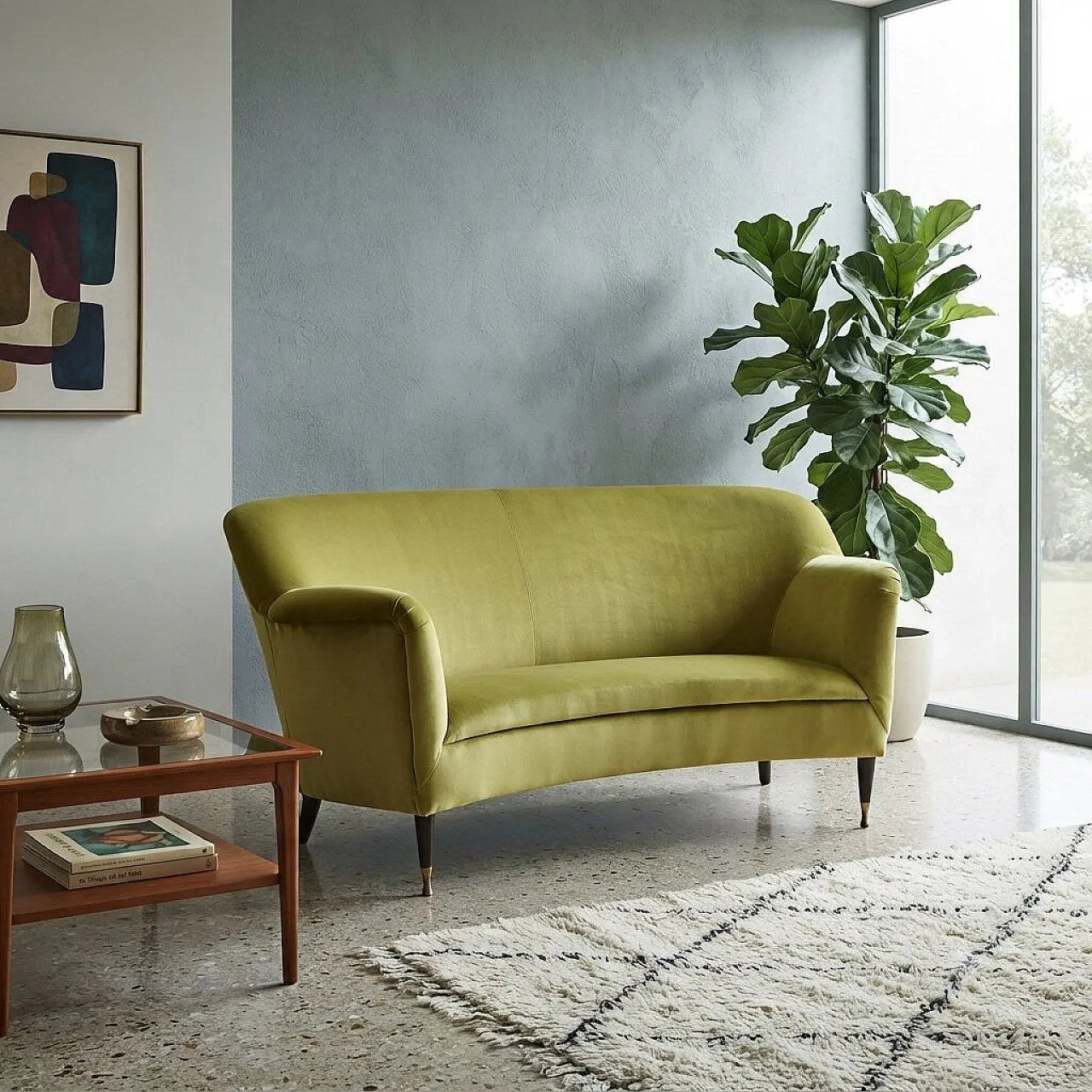 Bean-shaped sofa, 1950s 2