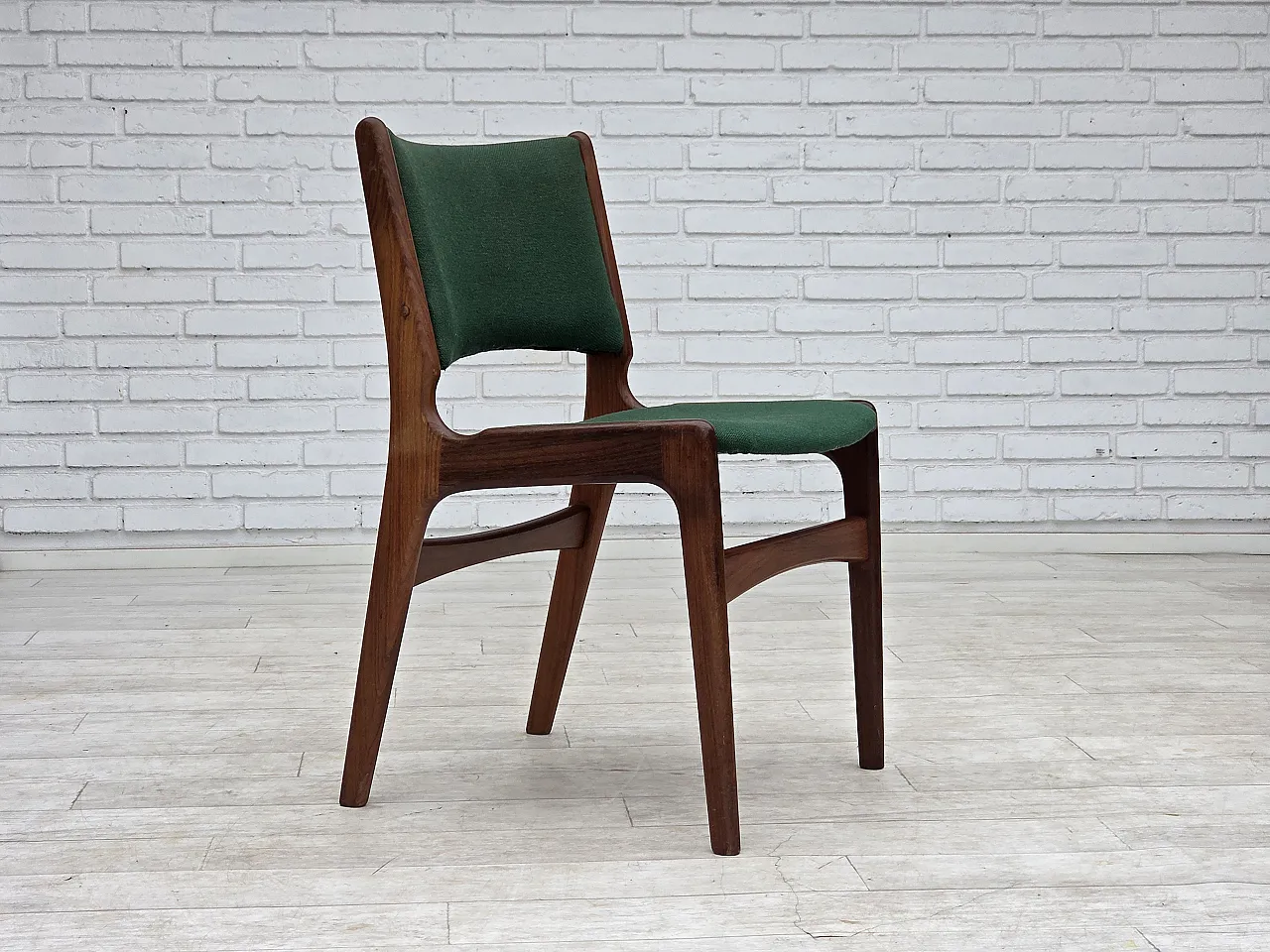 Anni '60, design danese di Erik Buch, set di 4 sedie da pranzo modello 89. 2