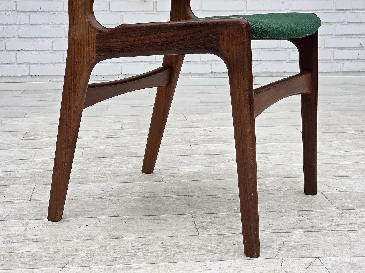 Anni '60, design danese di Erik Buch, set di 4 sedie da pranzo modello 89. 4