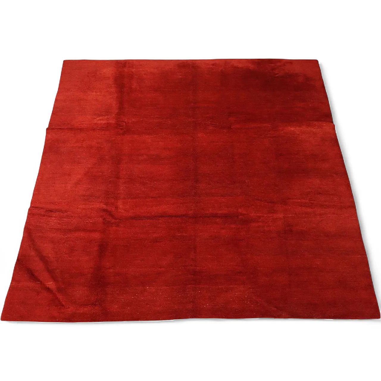 Red Gabbeh rug, 20th century 8