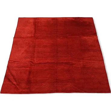 Red Gabbeh rug, 20th century