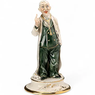 Porcelain Doctor Cesare Villari CVS Manufacture, 20th century