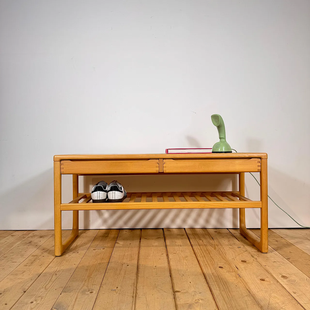 Consolle con specchio Brink Møbler in teak, anni ’60 3