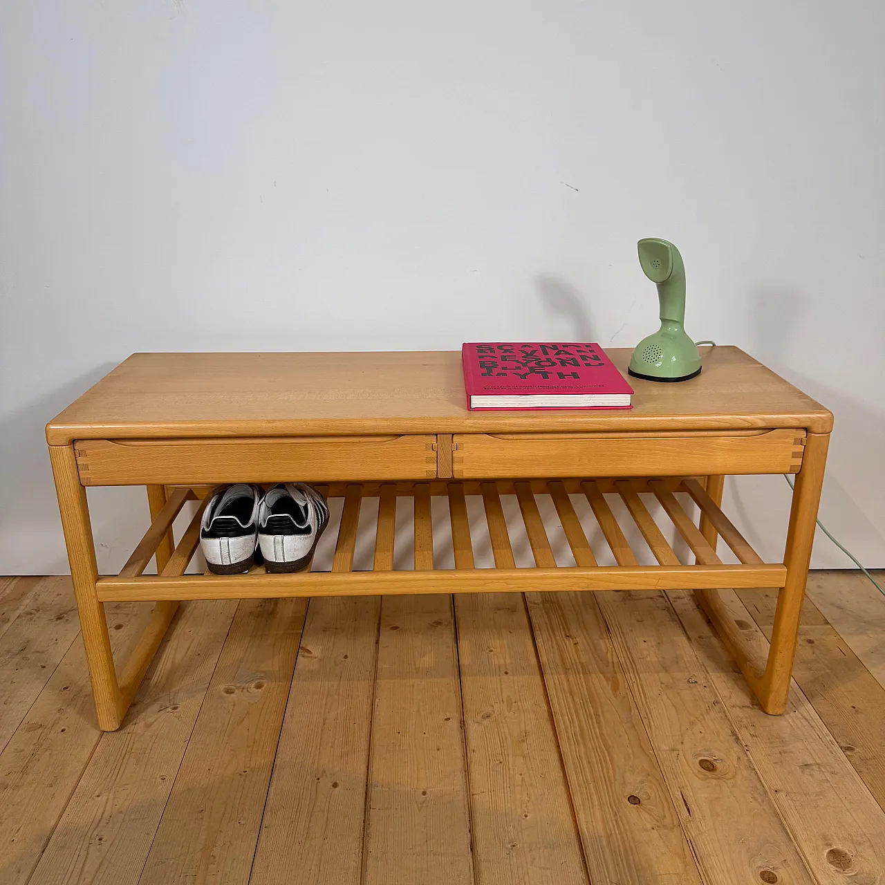 Consolle con specchio Brink Møbler in teak, anni ’60 4