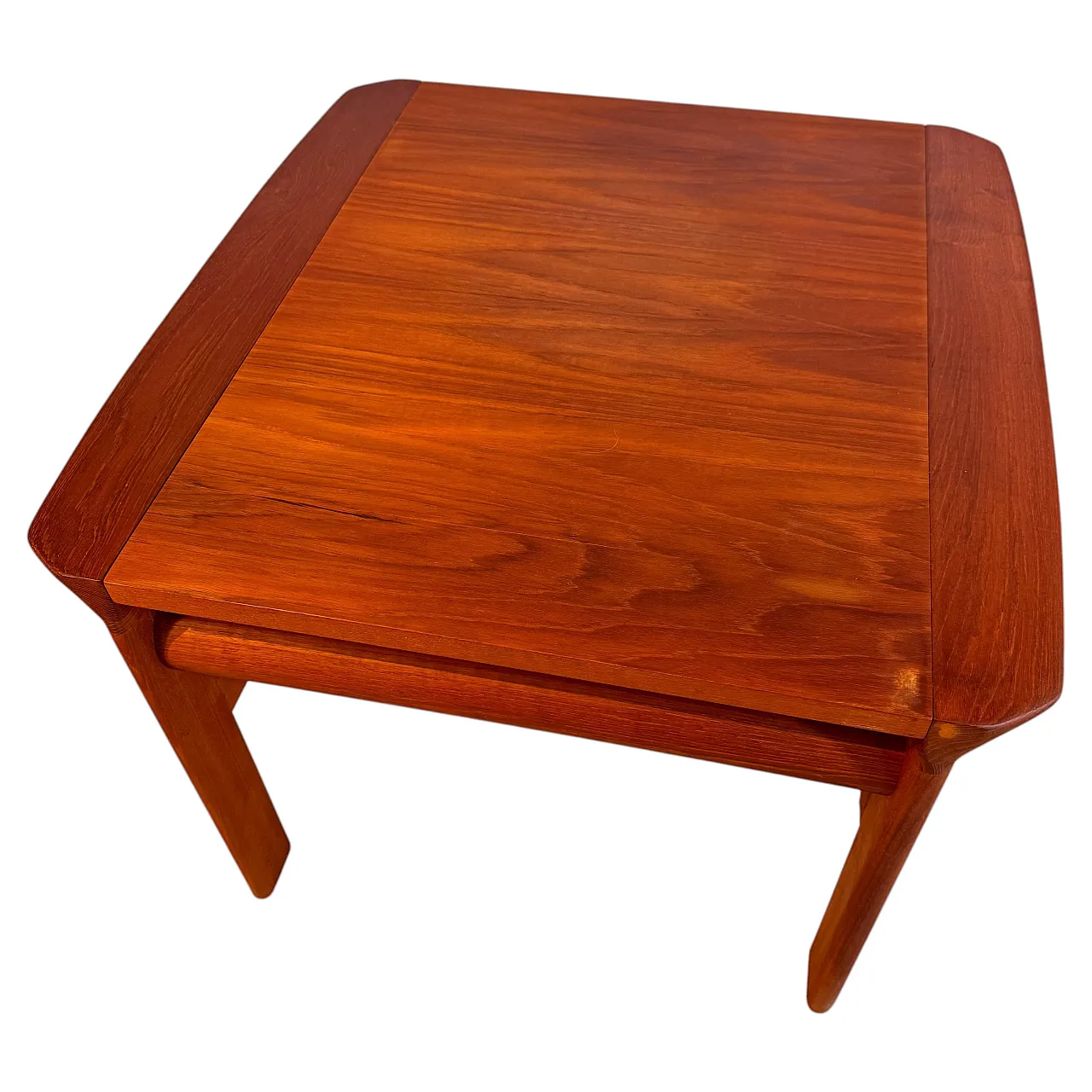 Danish teak coffee table with frame, 1960s 1