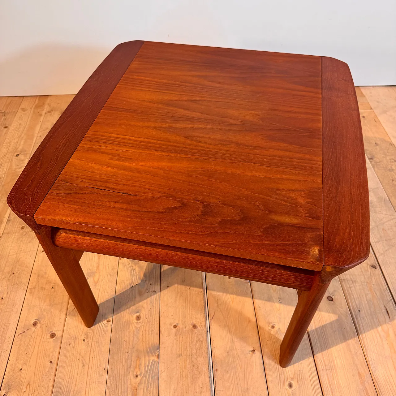 Danish teak coffee table with frame, 1960s 2