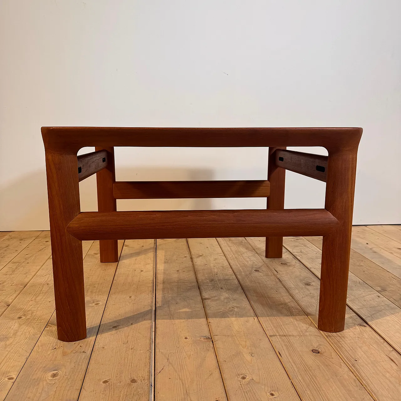 Danish teak coffee table with frame, 1960s 7