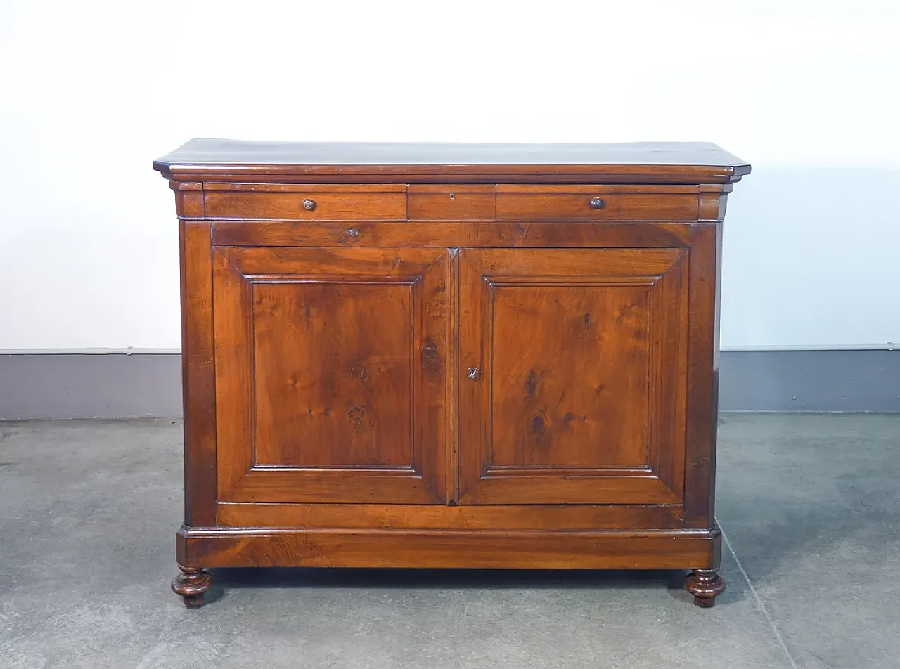 Credenza Carlo X in legno di noce, '800 2