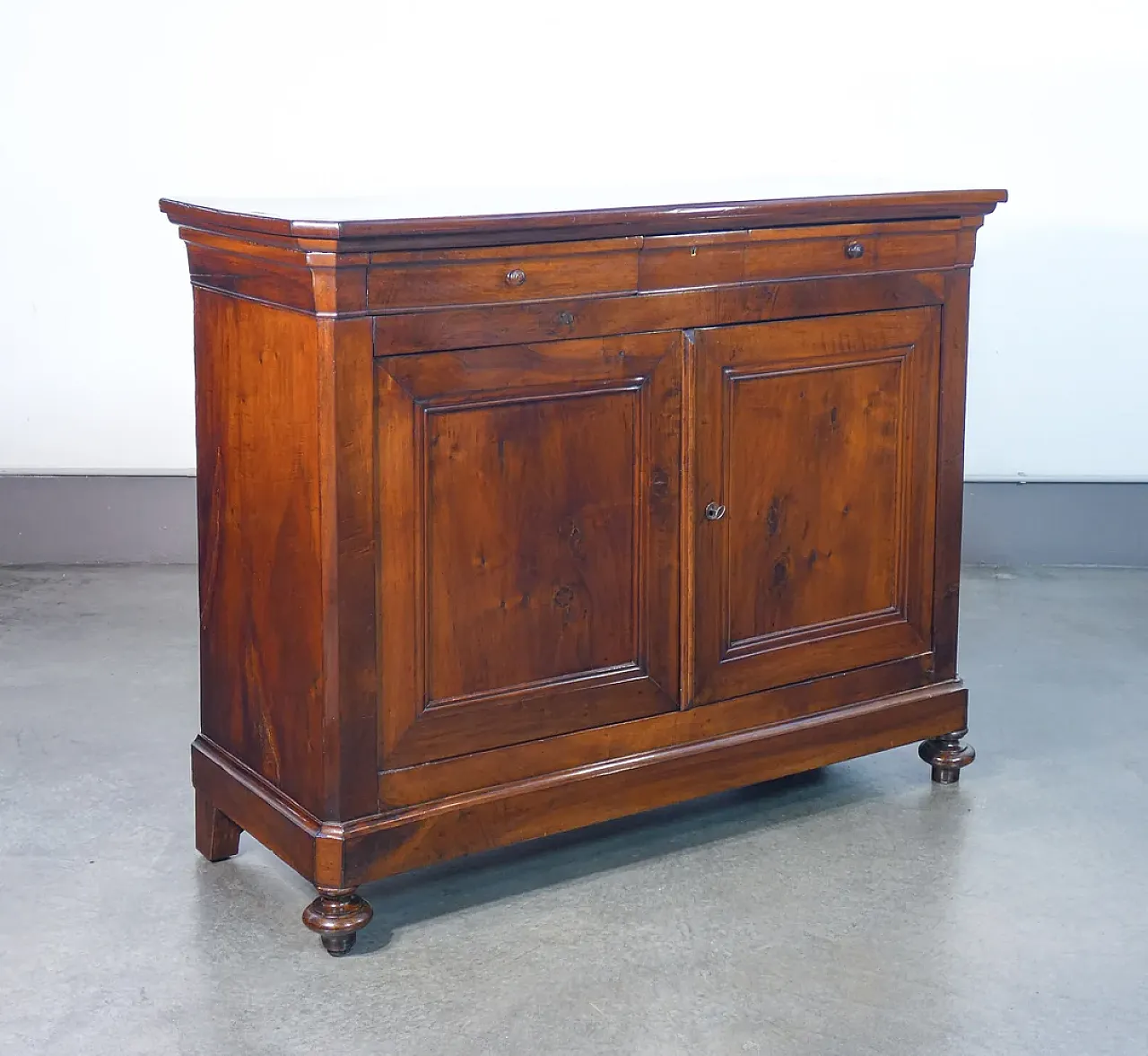 Credenza Carlo X in legno di noce, '800 3