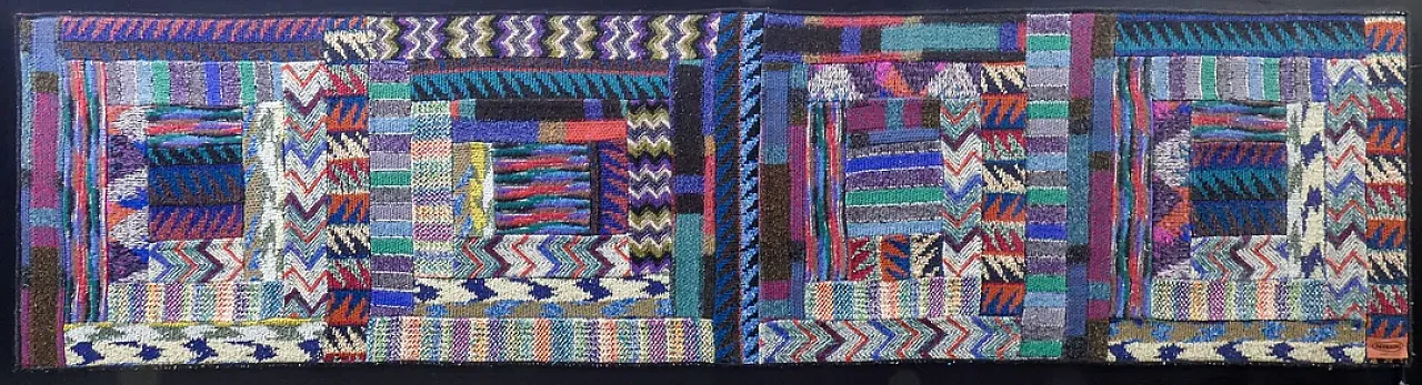 Arazzo di Ottavio MISSONI per SAPORITI, anni '70 2