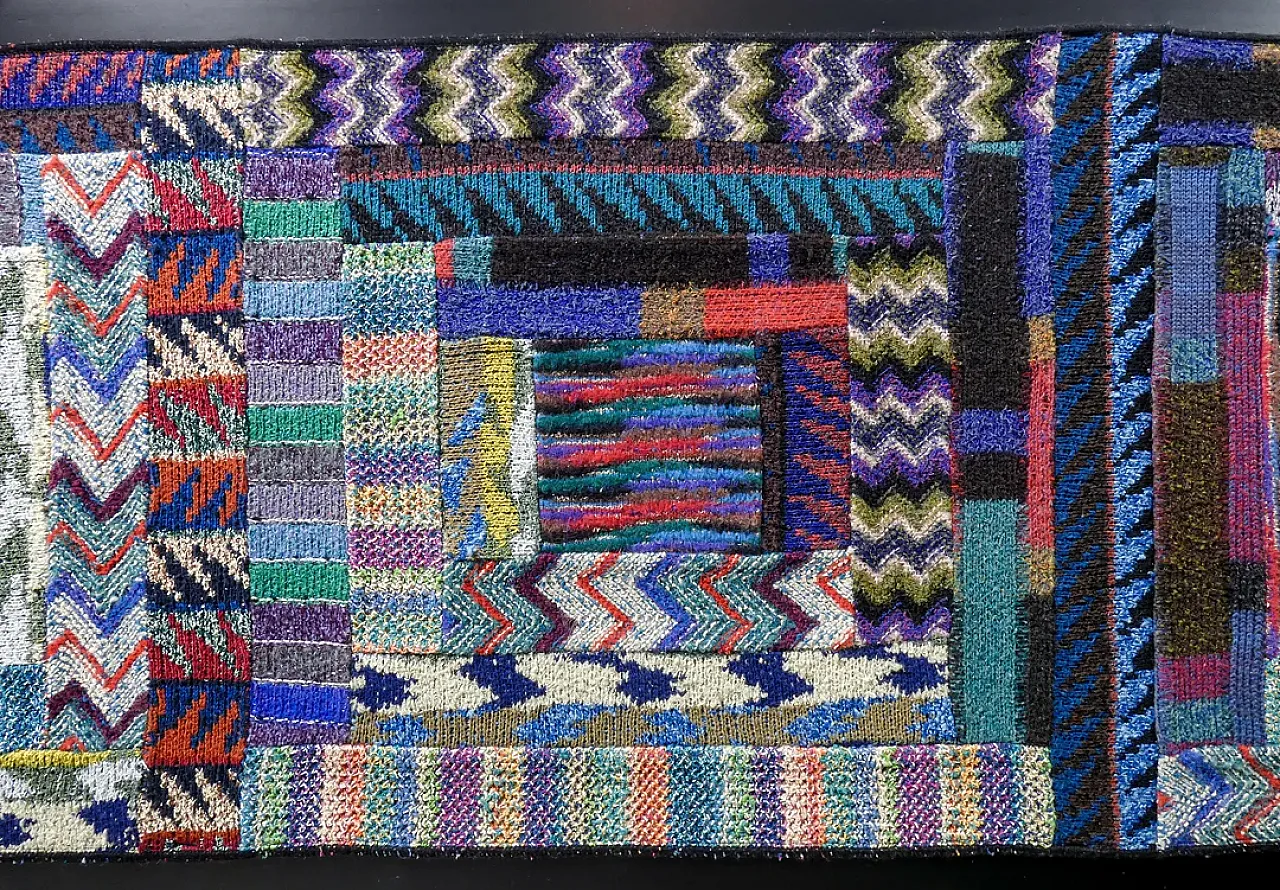 Arazzo di Ottavio MISSONI per SAPORITI, anni '70 4