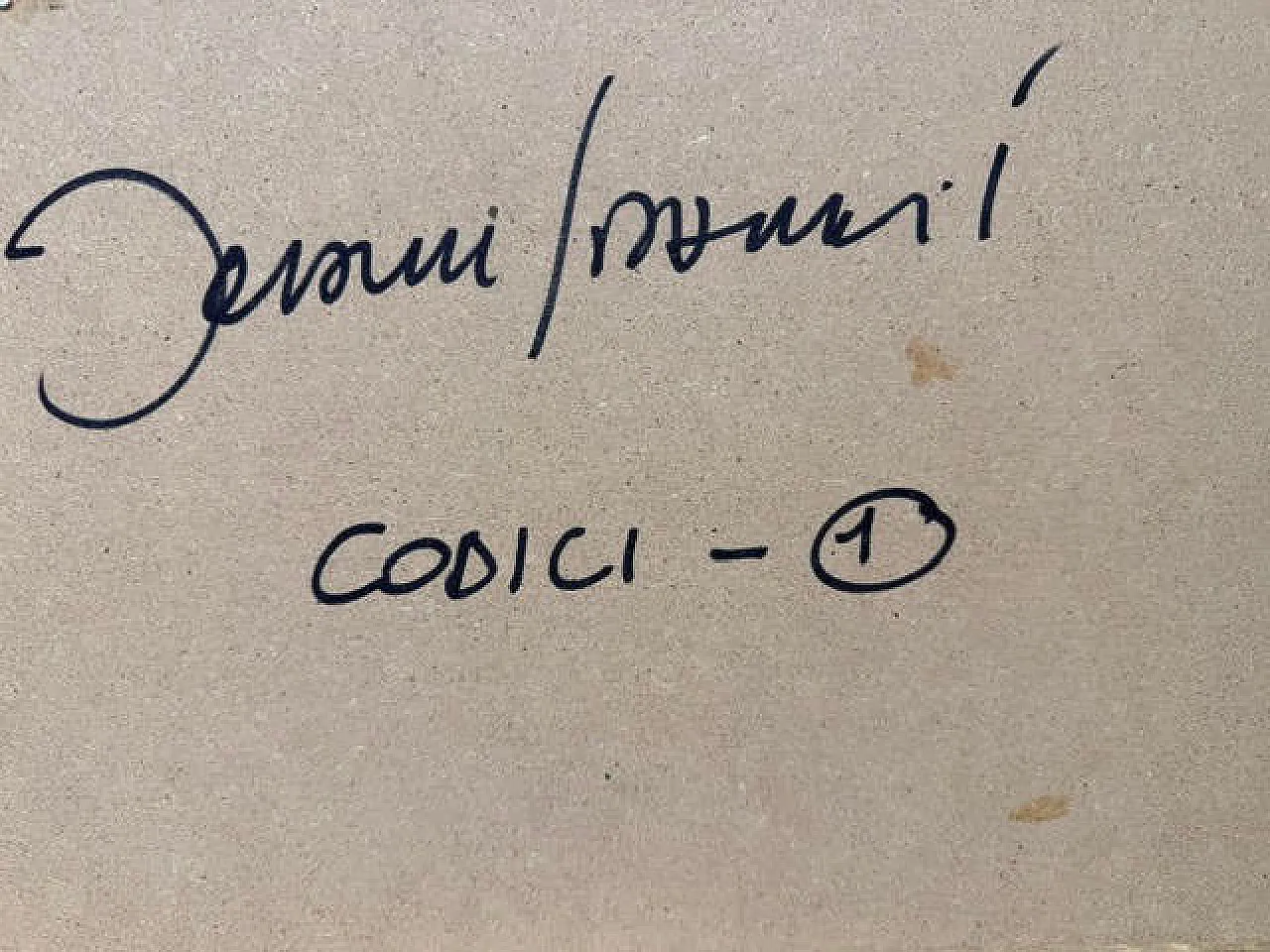 Jonathan Guaitamacchi, tecnica mista su tela applicata su tavola, '900 7