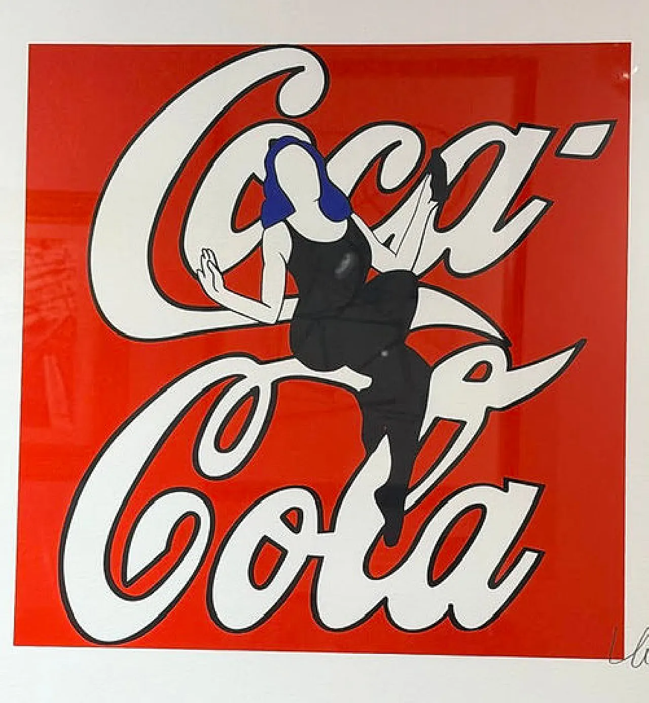 Coca Cola by Marco Lodola, silkscreen on paper, 20th century 3