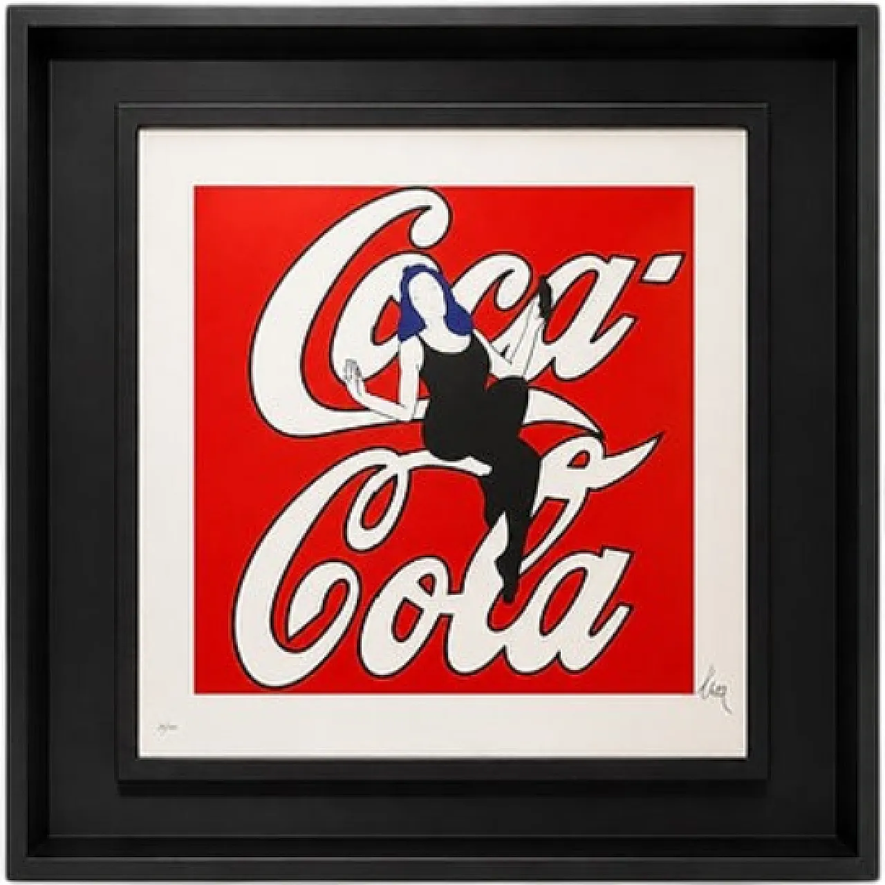 Coca Cola by Marco Lodola, silkscreen on paper, 20th century 7
