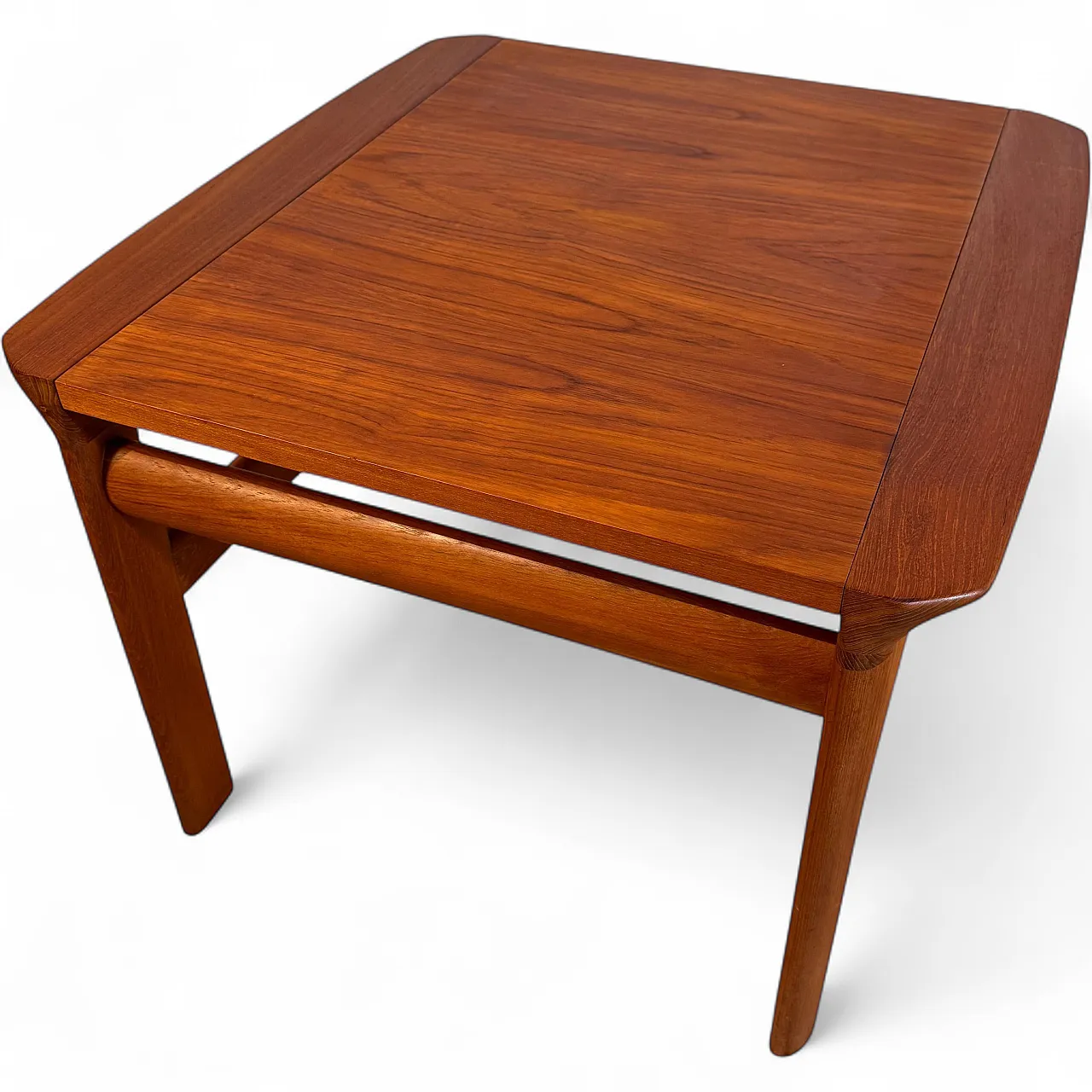 Scandinavian Modern Danish teak coffee table, 1960s 11
