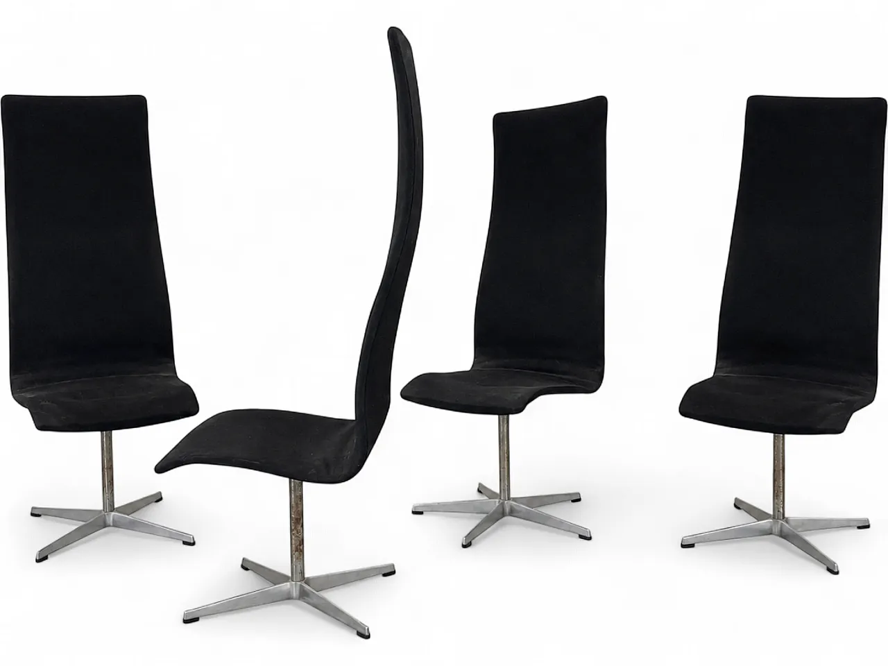Set of four Oxford chairs by Arne Jacobsen for Fritz Hansen 6