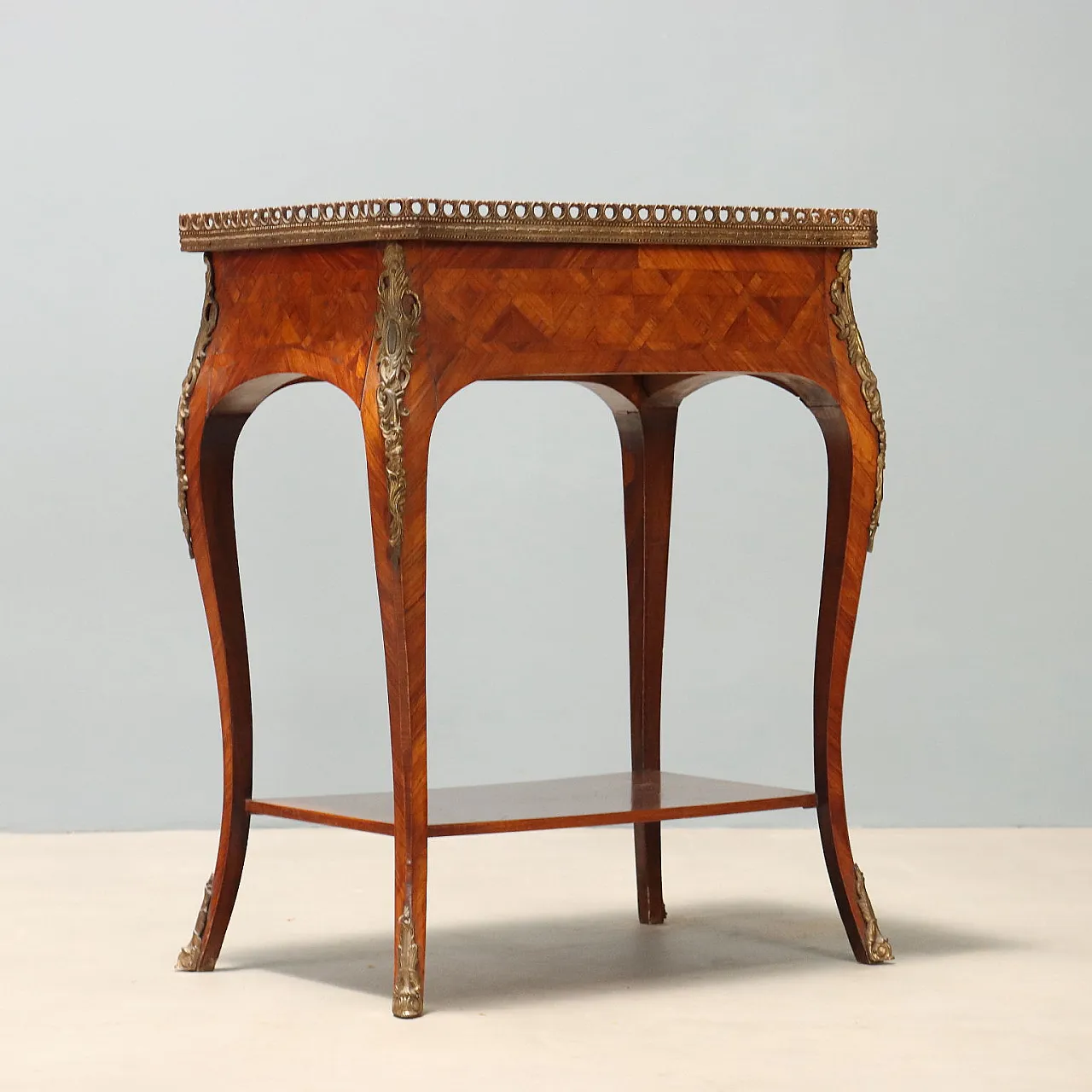 Napoleon III coffee table in Bois de Rose, late 19th century 10