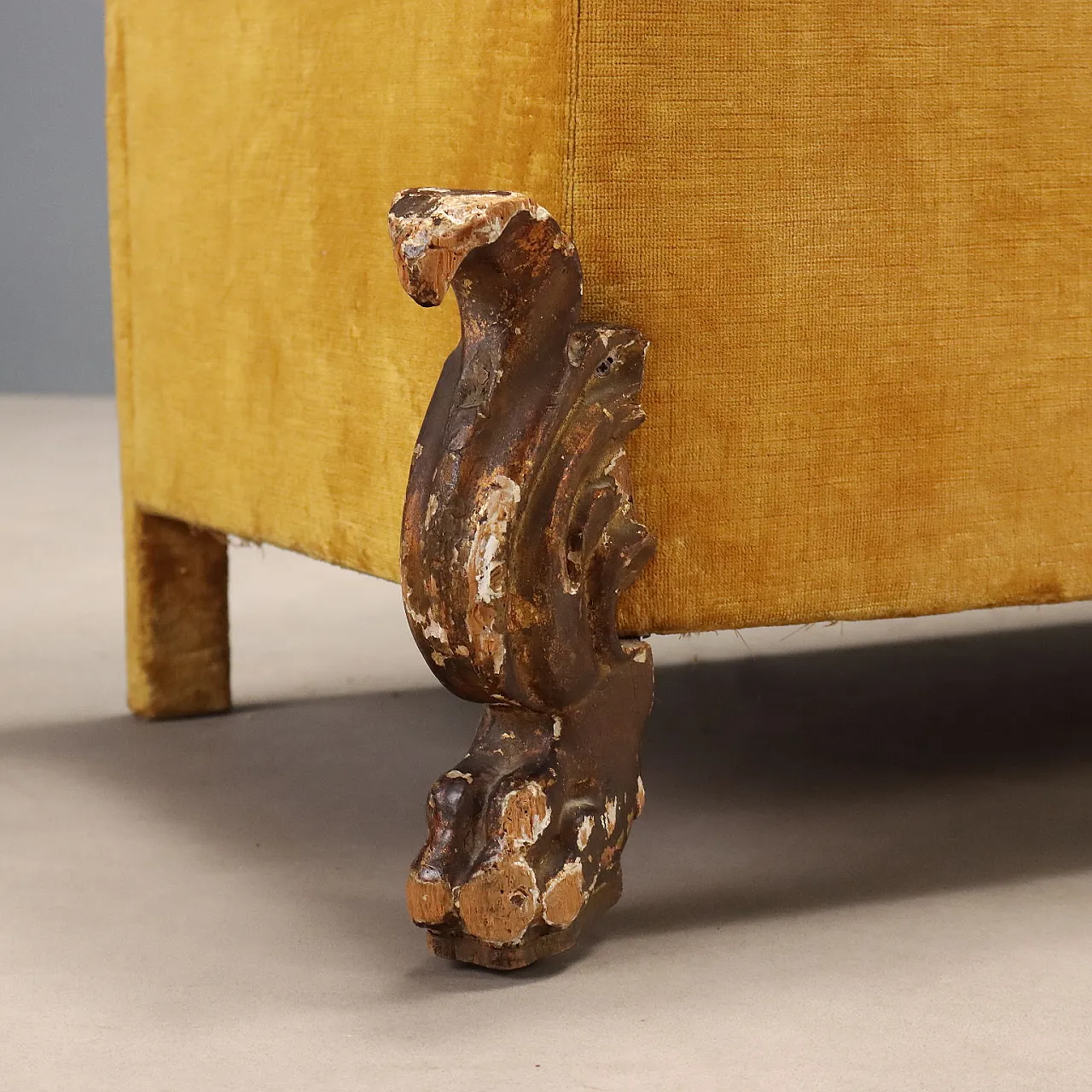 Baroque style bench, early 20th century 7