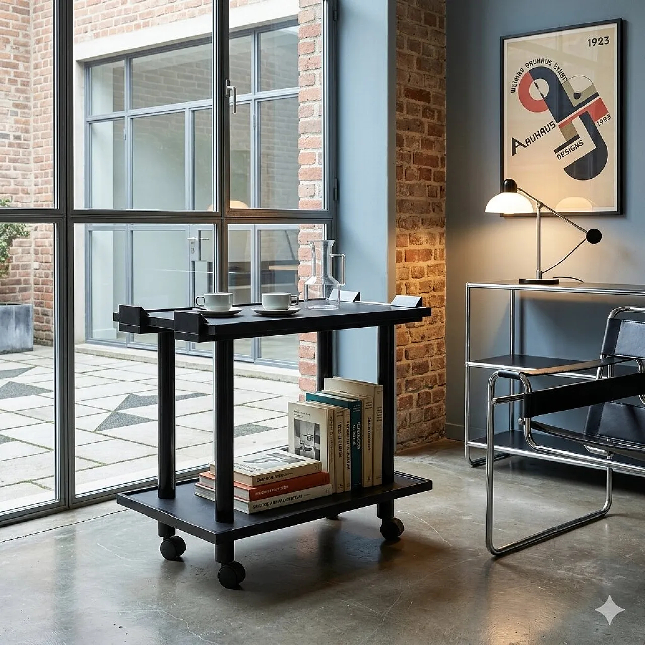 Carrello Kartell in materiale plastico, anni '80 2