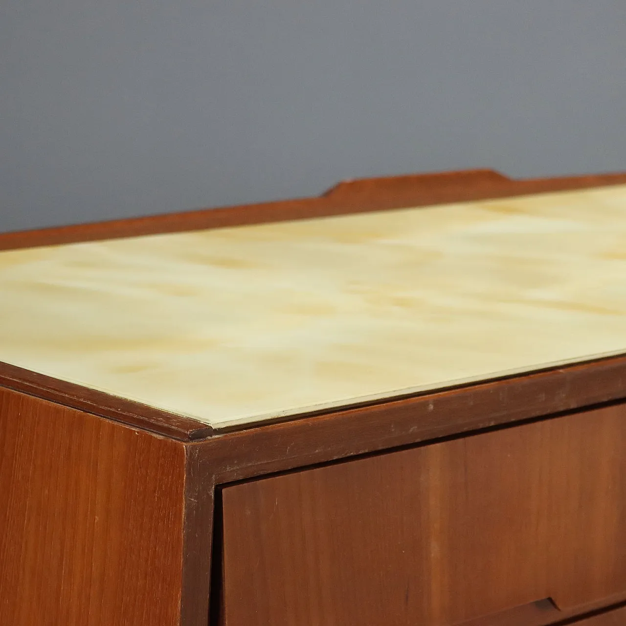 Dresser in wood and metal, 1960s 4