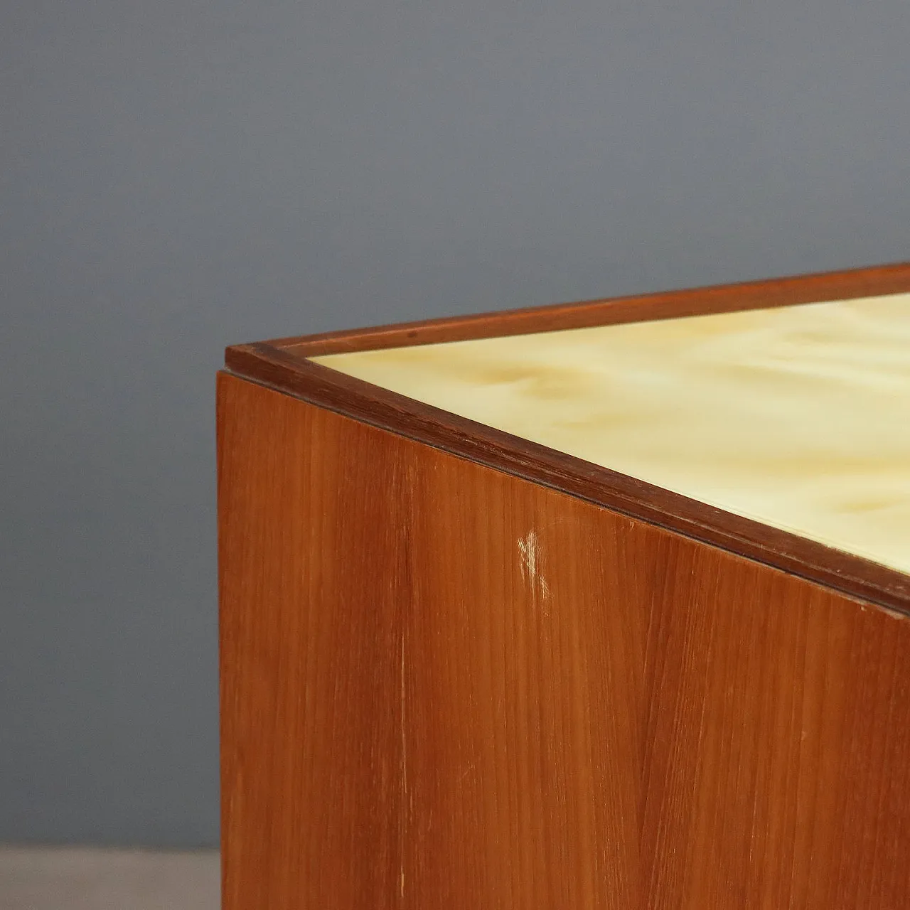 Dresser in wood and metal, 1960s 5