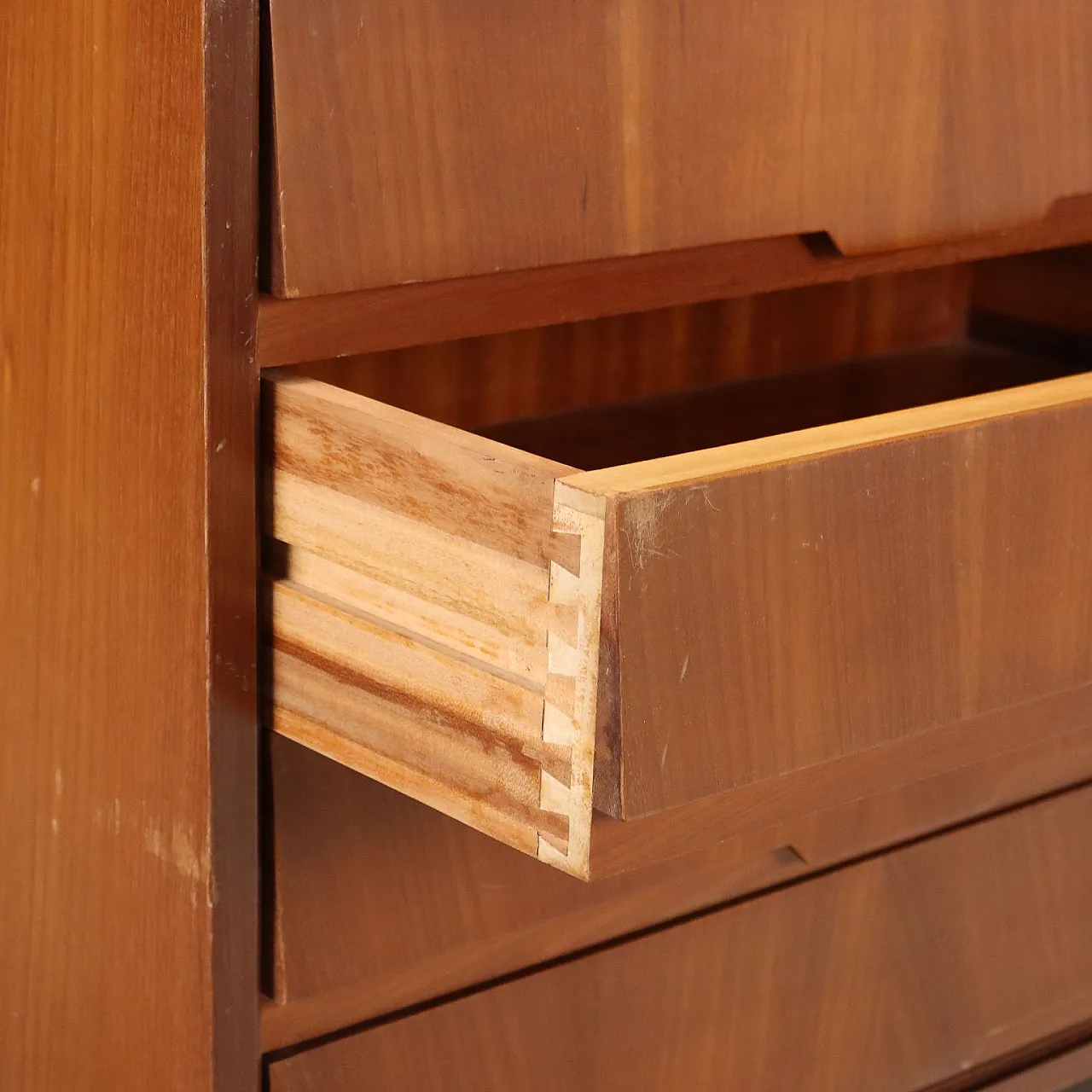 Dresser in wood and metal, 1960s 7