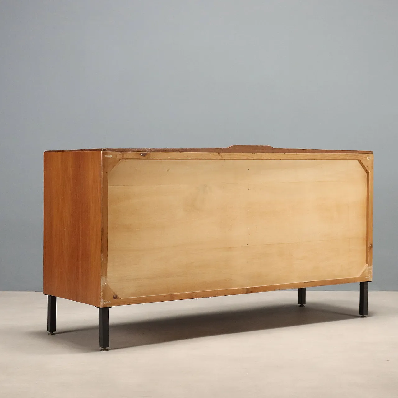 Dresser in wood and metal, 1960s 10