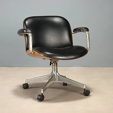 Swivel armchair by Ennio Fazioli for MIM, 1960s