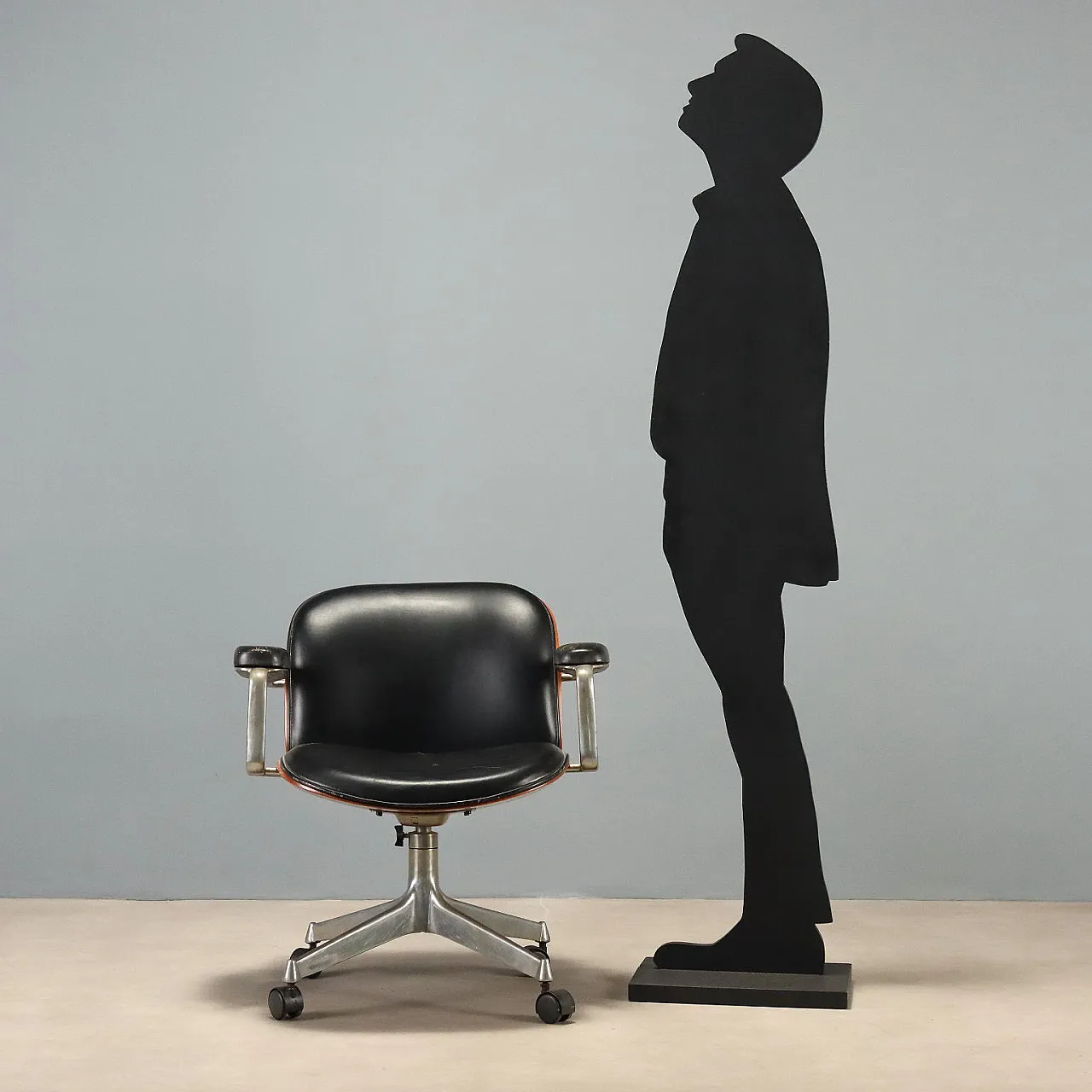 Swivel armchair by Ennio Fazioli for MIM, 1960s 2