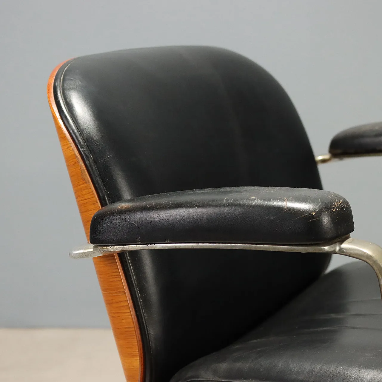 Swivel armchair by Ennio Fazioli for MIM, 1960s 4
