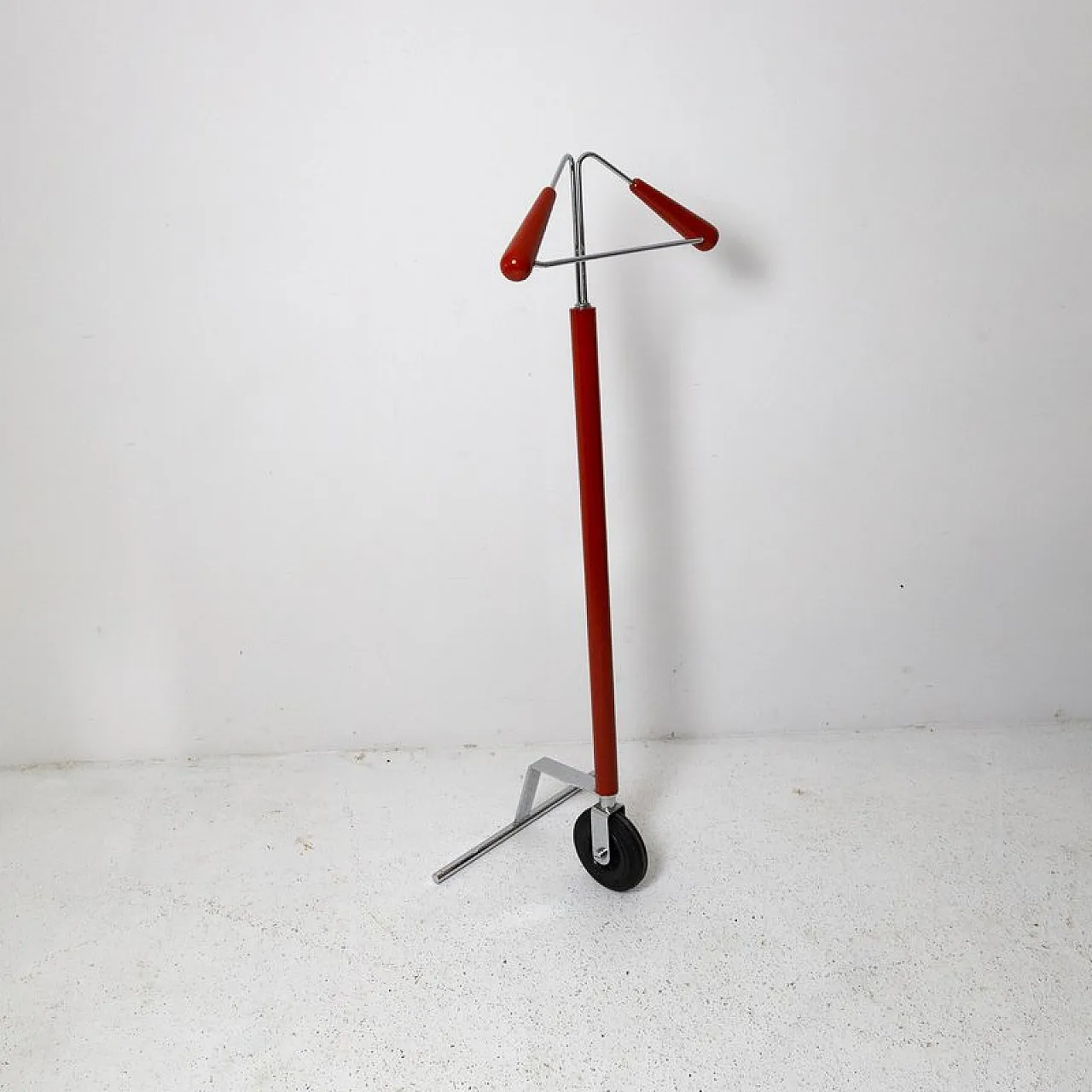 Coat rack with wheel, 1980s 1