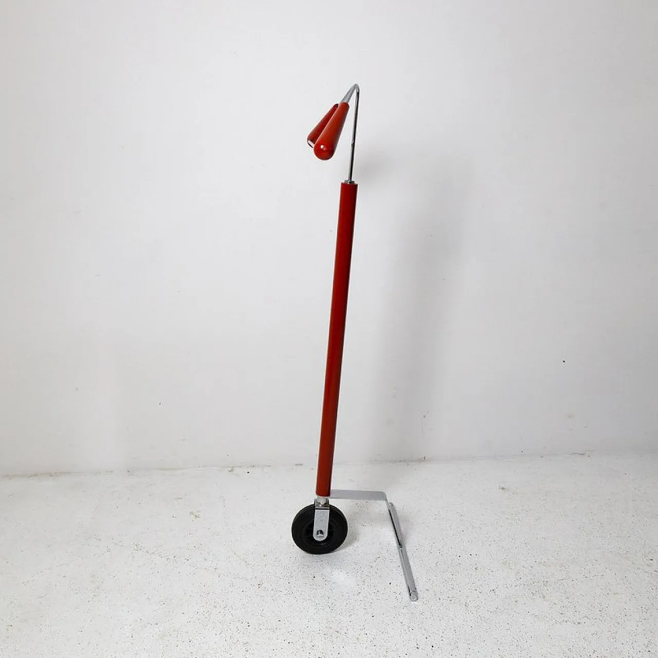 Coat rack with wheel, 1980s 5