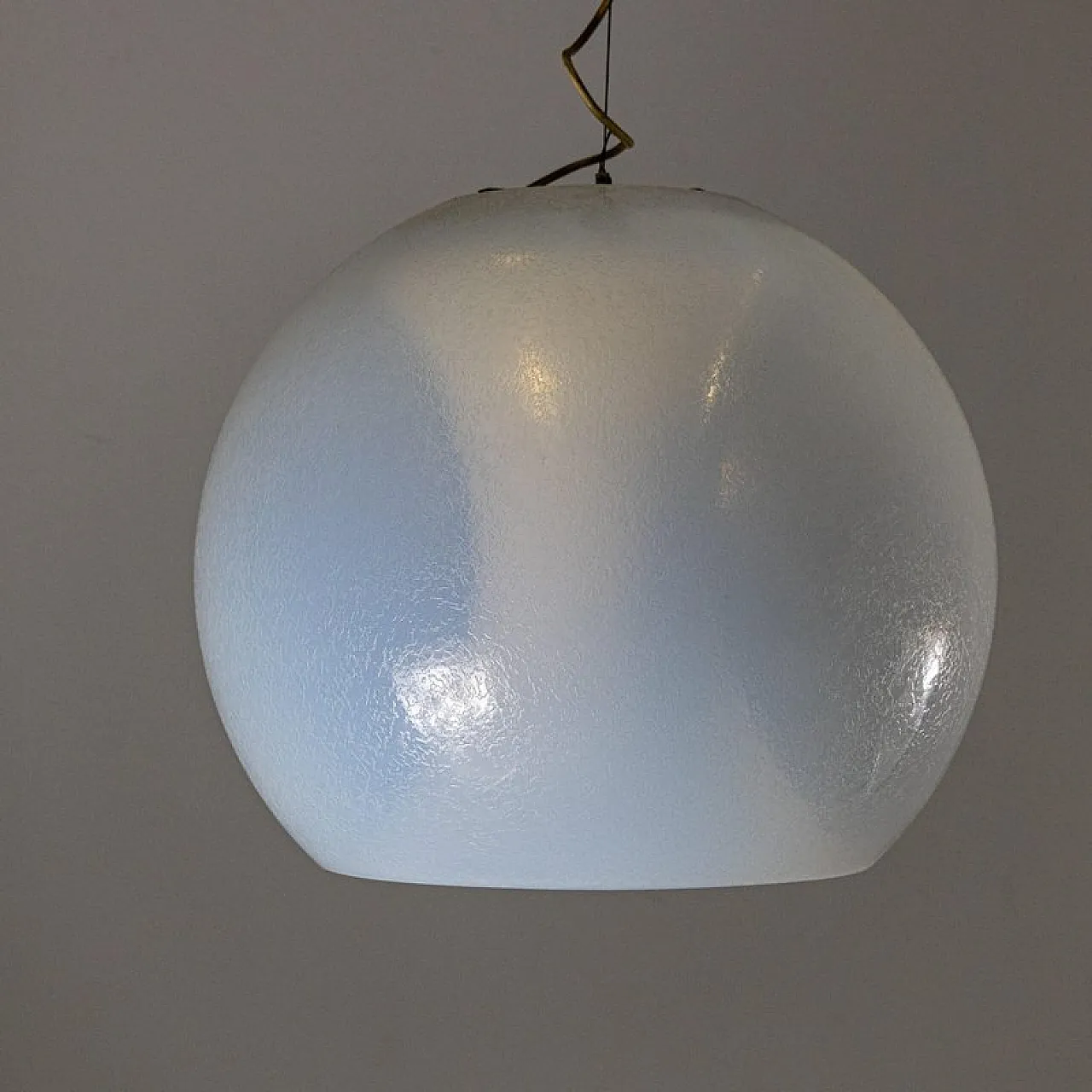 Glass pendant lamp from AV Mazzega, 1970s 2