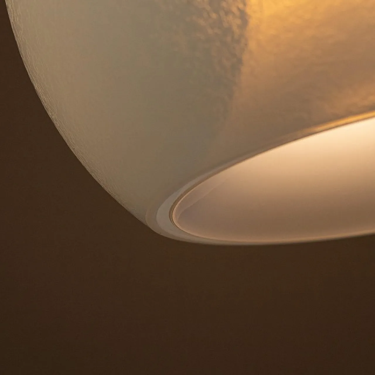 Glass pendant lamp from AV Mazzega, 1970s 5