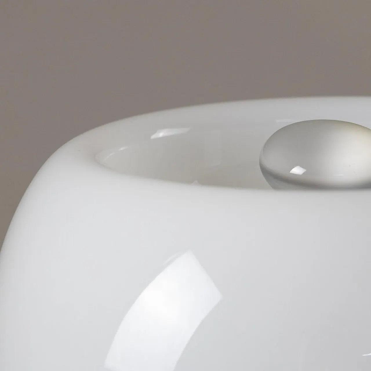 Glass Vacuna table lamp by Eleonore Peduzzi Riva for Artemide, 1970s 8