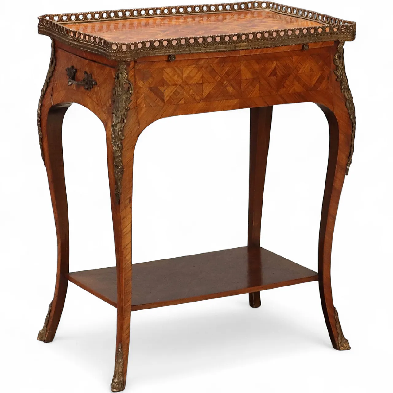 Napoleon III coffee table in Bois de Rose, late 19th century 11