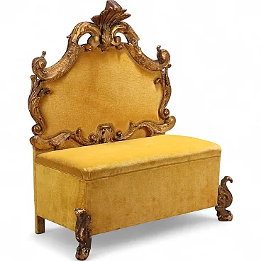 Baroque style bench, early 20th century