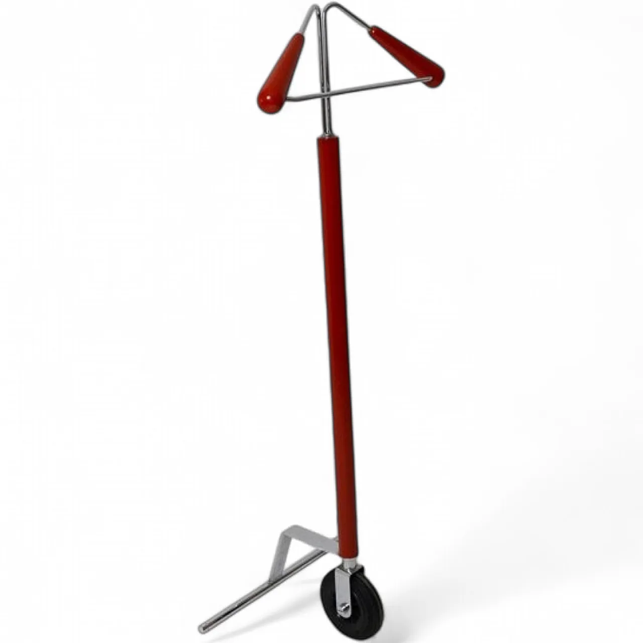Coat rack with wheel, 1980s 7