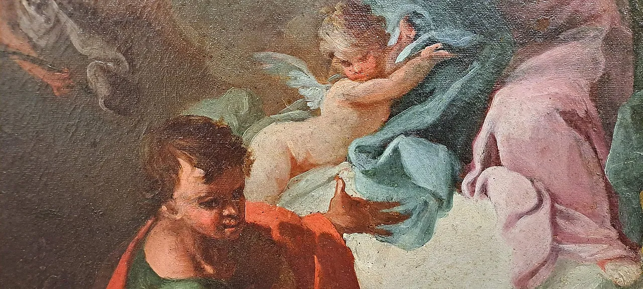 Cerchio di Sebastiano Conca, Incoronazione della Vergine, '800 8