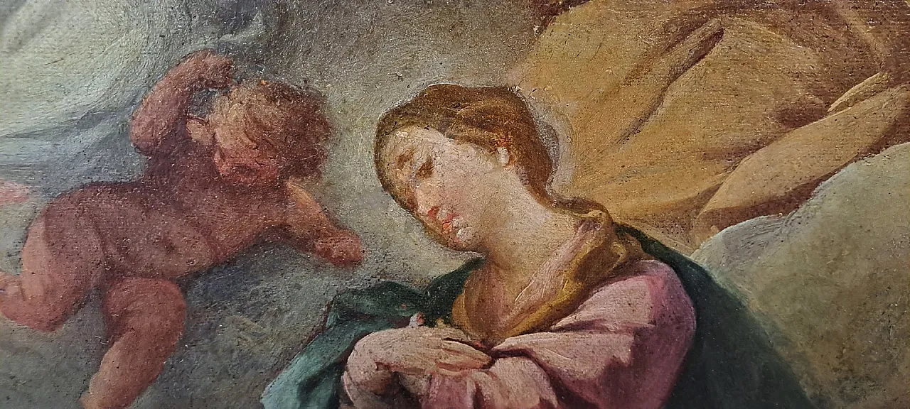 Cerchio di Sebastiano Conca, Incoronazione della Vergine, '800 12