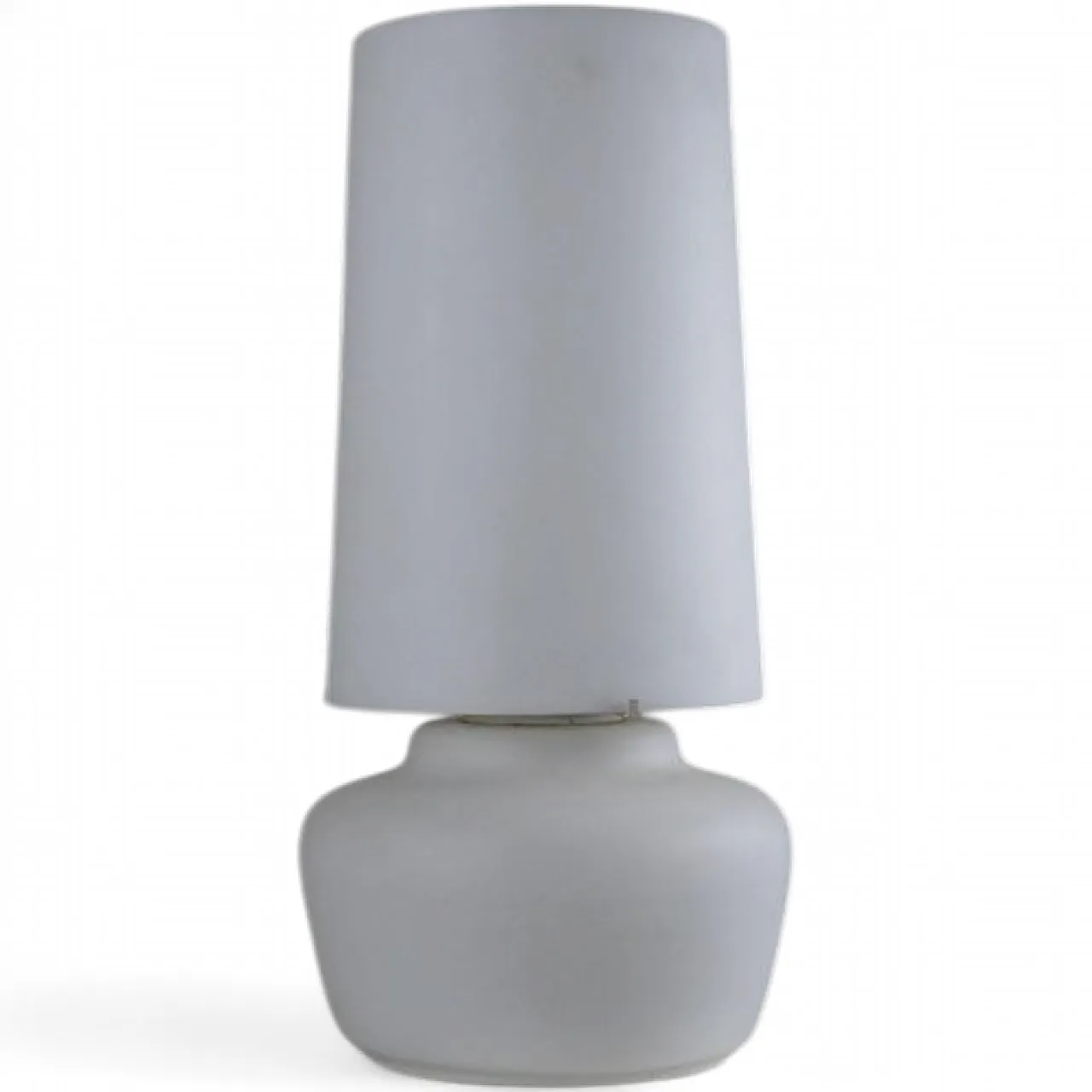Satin glass table lamp, 1970s 9