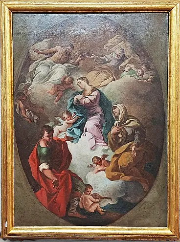 Circle of Sebastiano Conca, The Coronation of the Virgin, 19th century