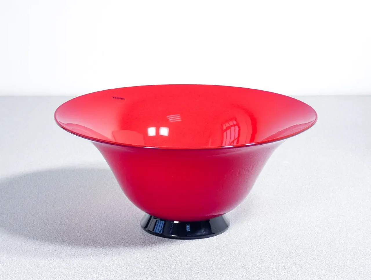 Opal blown glass cup vase by Venini, 2000s 2