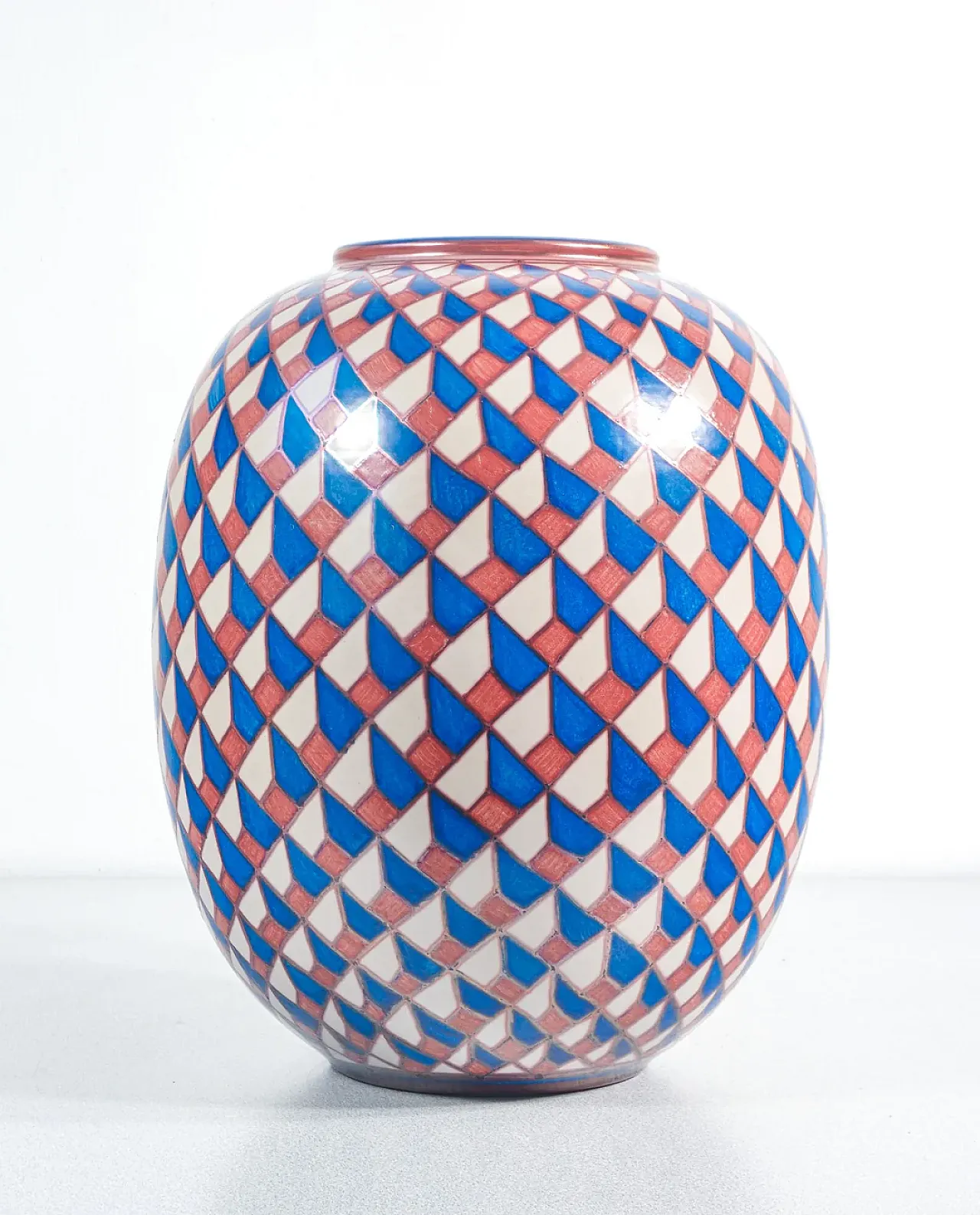 Vaso in maiolica, Bottega VIGNOLI, anni '70 4