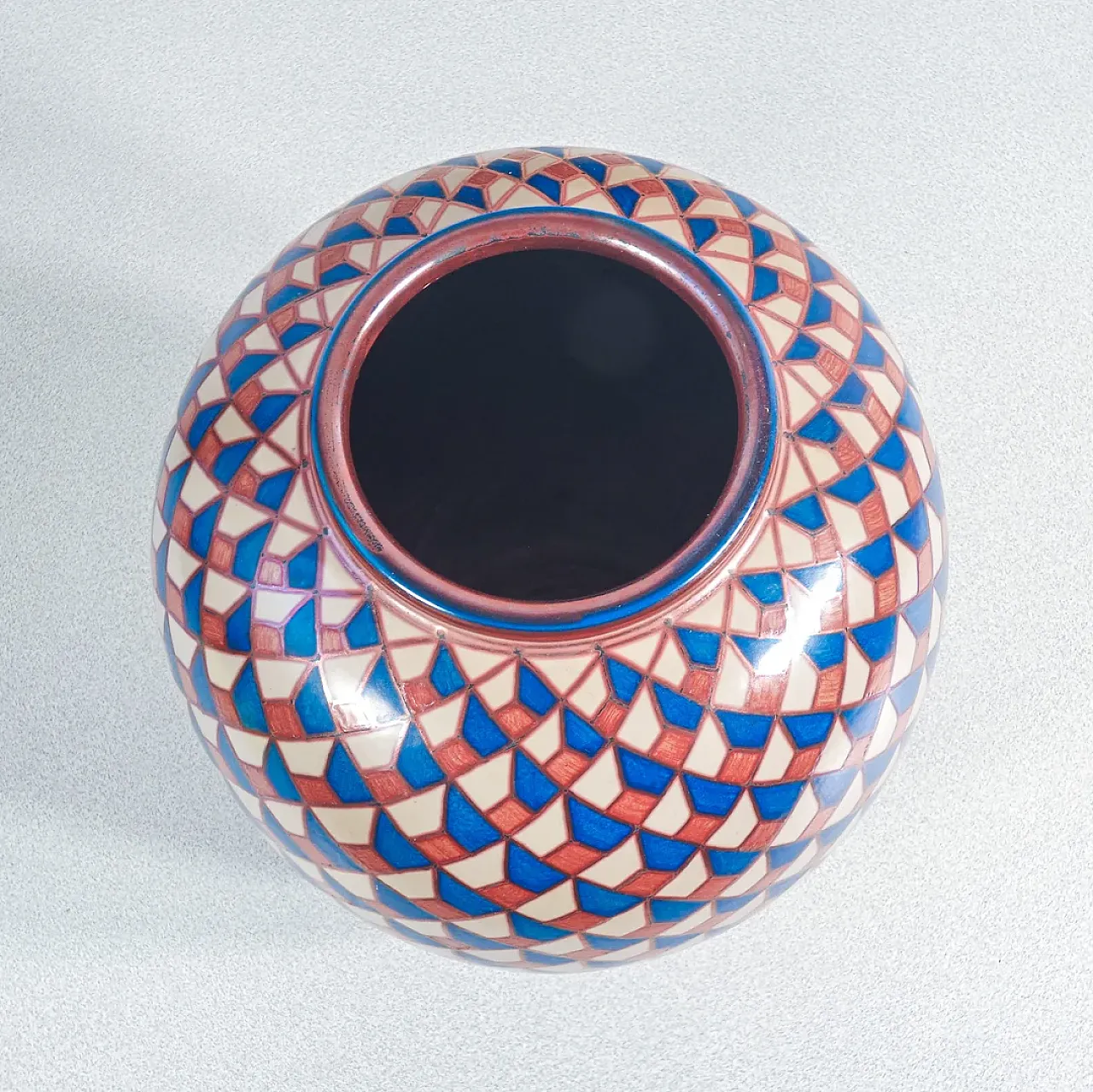 Vaso in maiolica, Bottega VIGNOLI, anni '70 5