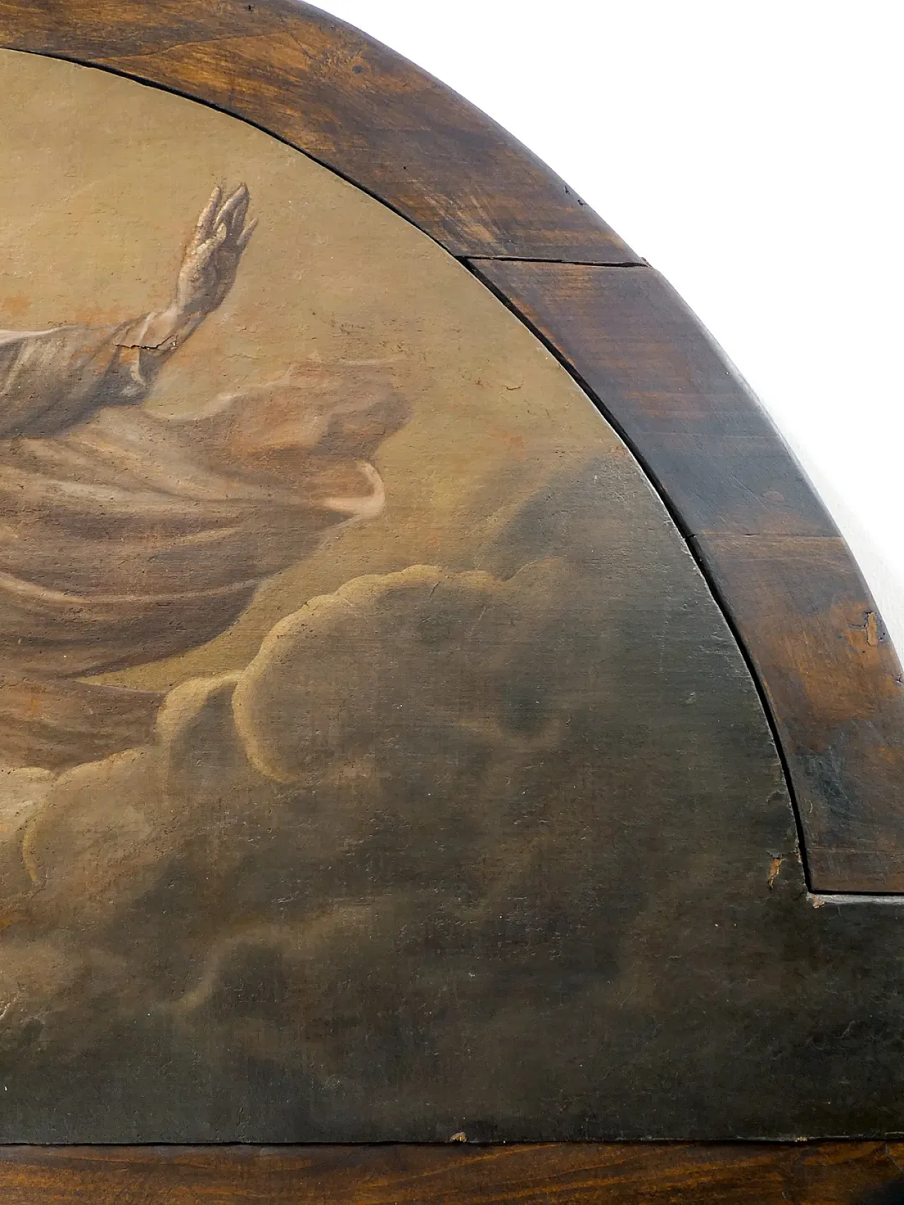 Dio Padre Trinità, olio su tela con cornice in legno, '800 7