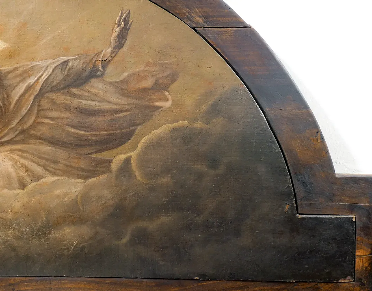 Dio Padre Trinità, olio su tela con cornice in legno, '800 8