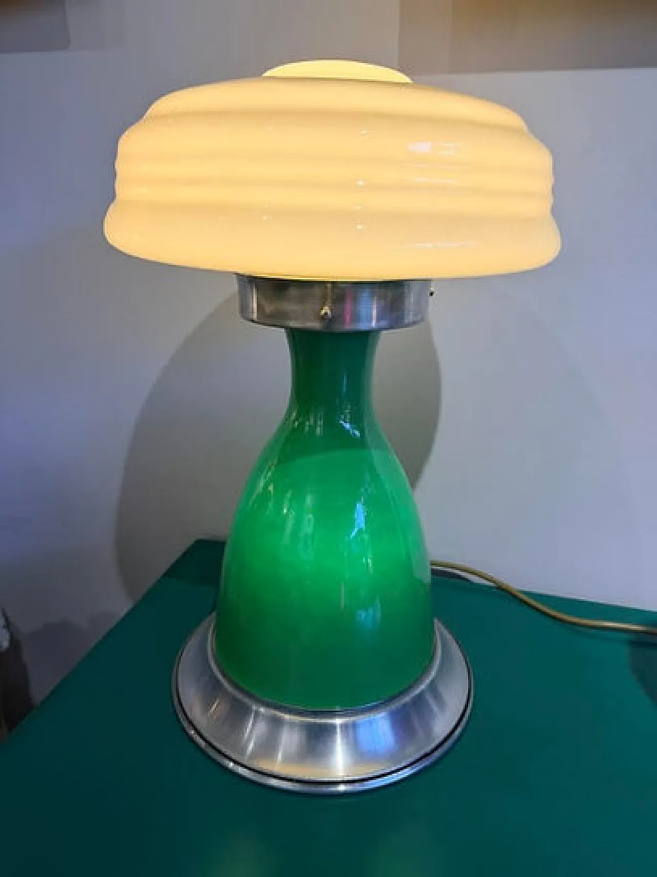 Lampada da tavolo a fungo, anni '70 3